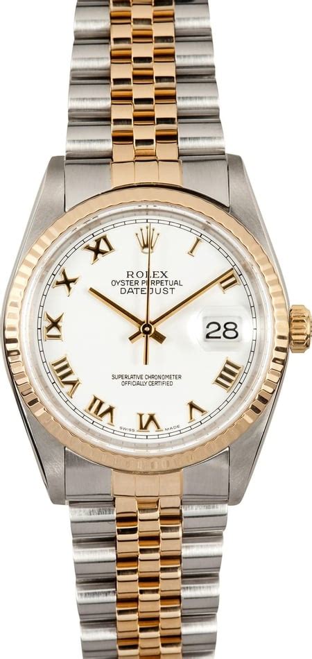 rolex datejust oyster perpetual ref 17013|Rolex Datejust 16233 white dial.